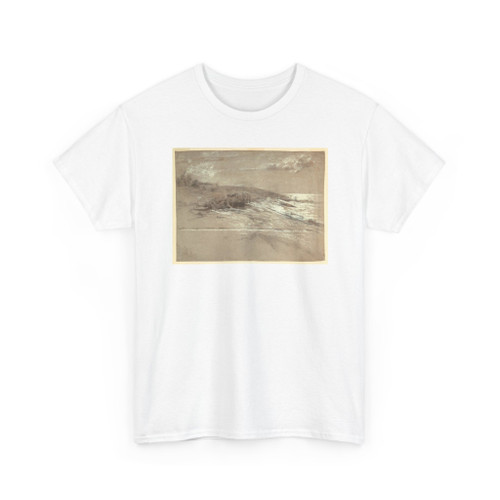 Winslow Homer, American, 1836–1910 - Seacoast with Scrub Pines, Prout's Neck, Eastern Point - ca. 1884–90 v2 - T-Shirt