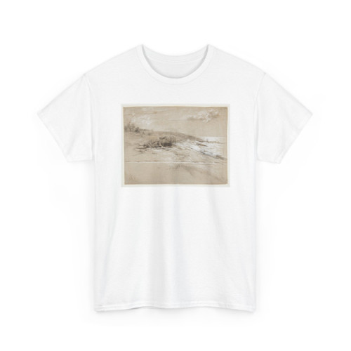 Winslow Homer, American, 1836–1910 - Seacoast with Scrub Pines, Prout's Neck, Eastern Point - ca. 1884–90 v1 - T-Shirt