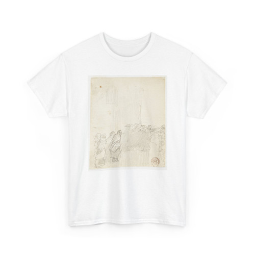 Winslow Homer, American, 1836–1910 - Men and Women Looking Out to Sea, Cullercoats, England - 1881 v5 - T-Shirt