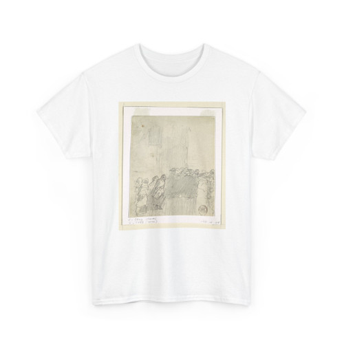 Winslow Homer, American, 1836–1910 - Men and Women Looking Out to Sea, Cullercoats, England - 1881 v4 - T-Shirt