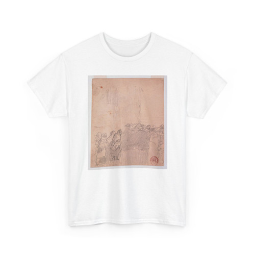 Winslow Homer, American, 1836–1910 - Men and Women Looking Out to Sea, Cullercoats, England - 1881 v3 - T-Shirt