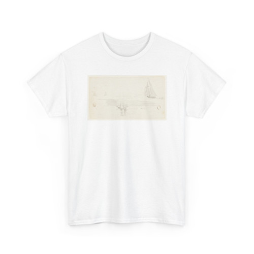 Winslow Homer, American, 1836–1910 - Four Schooners - ca. 1880 v1 - T-Shirt