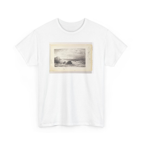 William Trost Richards, American, - Waves and Rocks - 1890–1905 - T-Shirt