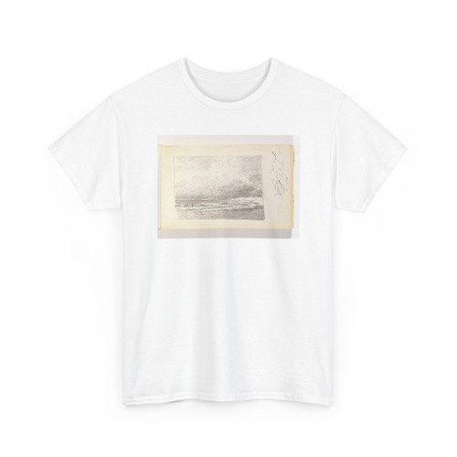 William Trost Richards, American, - Study of Clouds and Waves - 1890–1900 - T-Shirt
