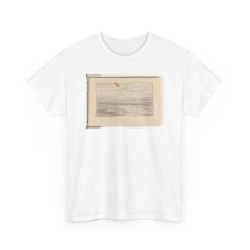 William Trost Richards, American, - Rough Sketch of Calm Sea and Beach - 1870–85 - T-Shirt