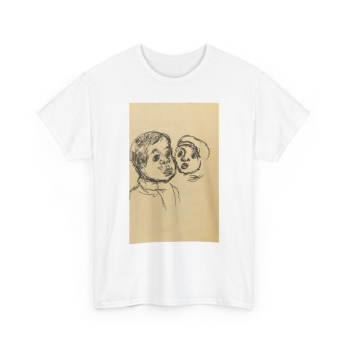 Christoph Voll, German, born Munich, - Heads of Two Children - ca. 1930-1938 - T-Shirt