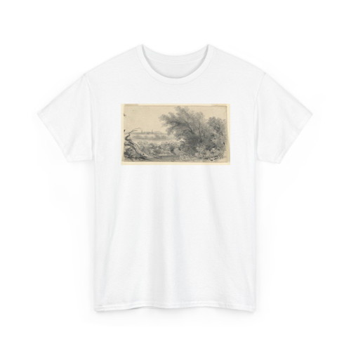 Charles Nicolas Ransonnette, French, - Landscape with Branch - 1793–1877 - T-Shirt
