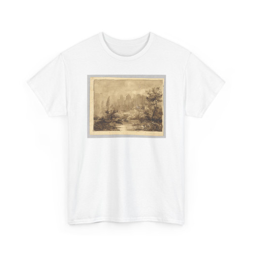 Charles Nicolas Ransonnette, French, - Landscape - ca. 1870 - T-Shirt