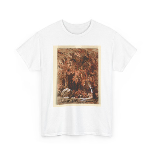 Charles Nicolas Ransonnette, French, - In the Woods - 1850-1875 - T-Shirt
