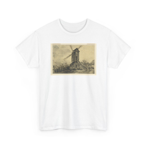 Charles Nicolas Ransonnette, French, - A Windmill - 1793–1877 - T-Shirt
