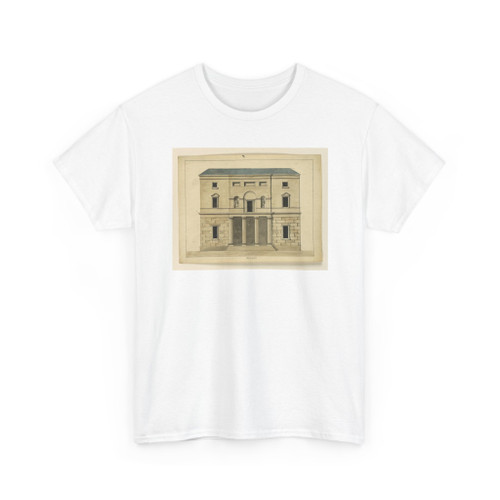 Cesare Recanatini, Italian, 1823–1893 - Elevation of a Theater, Venice - ca. 1860 - T-Shirt