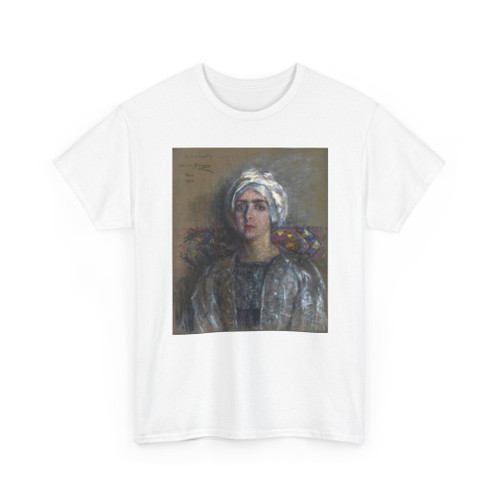 Alice Pike Barney, born Cincinnati, OH - The White Turban - 1911 - T-Shirt