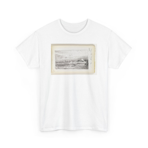 William Trost Richards, American, - Foamy Waves on Rocks - 1890–1900 - T-Shirt