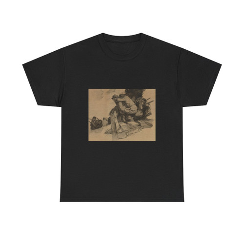 Baring and his Drum, The Saturday Evening post interior illustration, 1905 - T-Shirt