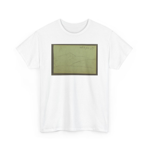Frederic Edwin Church, American, - Whiteface Mountain, New York, Part Two - 1856 v2 - T-Shirt