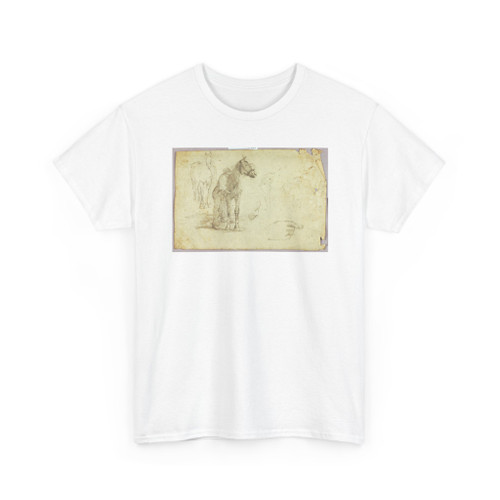 Solon H. Borglum, born Ogden, UT - Horse and Rider - n.d. - T-Shirt