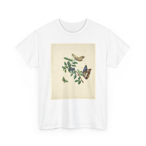 unknown - Cherries and Butterflies - ca. 1830 - T-Shirt