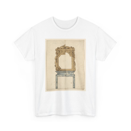unknown - Design for a Chimneypiece, with Alternative Suggestions for the Overmantel Frame - 1650–1700 - T-Shirt