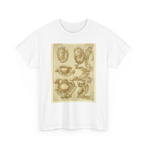 unknown - Project for scrollwork escutcheons - 1640-1670 - T-Shirt