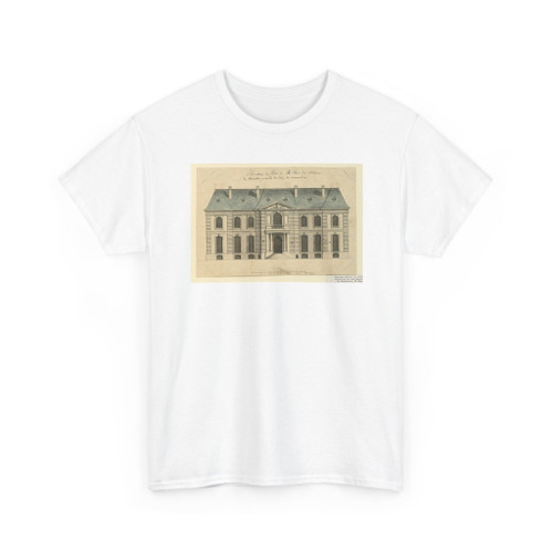 unknown - The Front Elevation of a Villa in Benoille - 1725 - T-Shirt