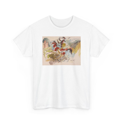 Walt Kuhn, born Brooklyn, NY 1877-died - Indian on Horseback - 1918 - T-Shirt