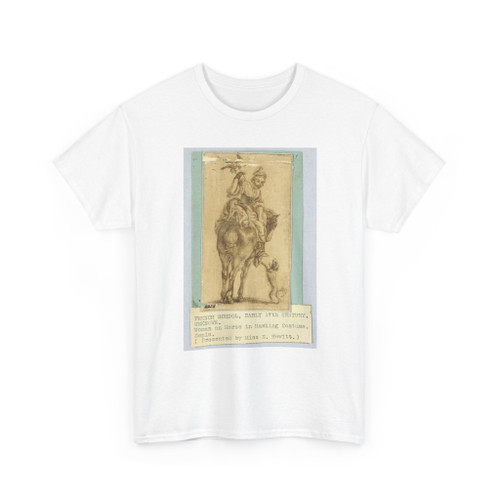 unknown - Woman on a Horse in Hawking Costume - early 17th century - T-Shirt