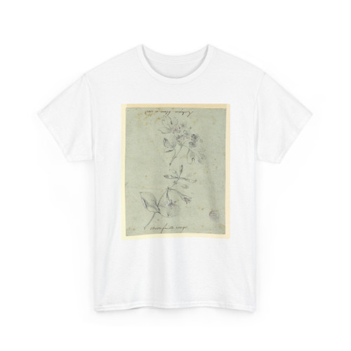 unknown - Study of a Hawthorne and Honeysuckle Bough - 1775-1800 - T-Shirt