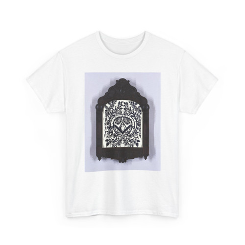 Unidentified - Cutout with Masonic Symbols (FAITH HOPE & CHARITY) - ca. 1875 - T-Shirt