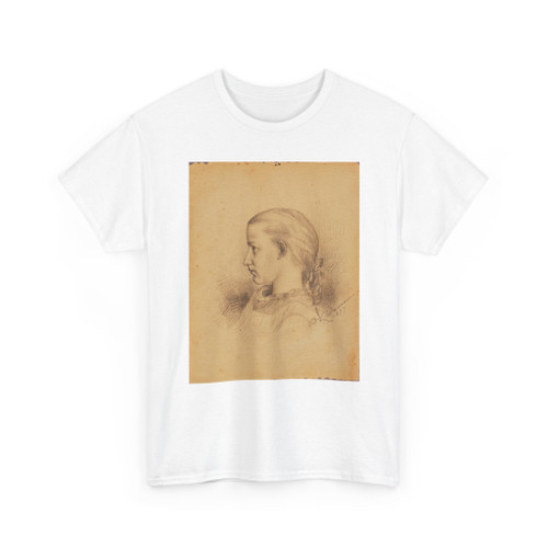Olin Levi Warner, born Suffield, CT - Portrait of Carrie Elliott Warner - 1877 - T-Shirt