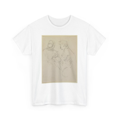 James McNeill Whistler (1834-1903) - Two figures - 1858 - T-Shirt