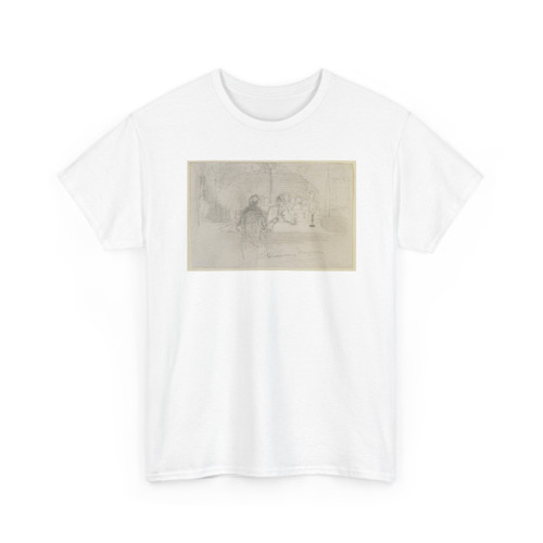 James McNeill Whistler (1834-1903) - Brasserie à Mayence - 1858 - T-Shirt