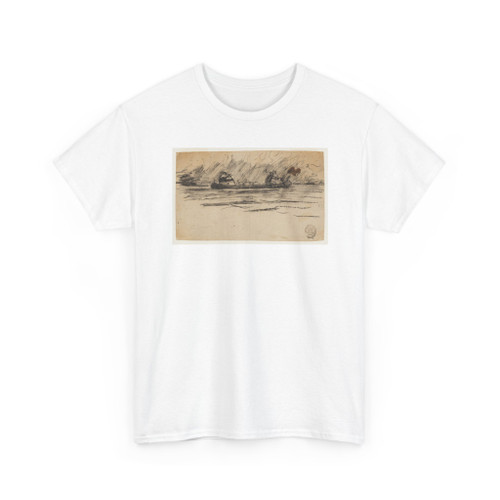 Winslow Homer, American, 1836–1910 - Canoe with Two Men - 1895 v1 - T-Shirt