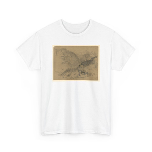 William Trost Richards, American, - Landscape, Steckelberg, Switzerland - August 1, 1867 - T-Shirt