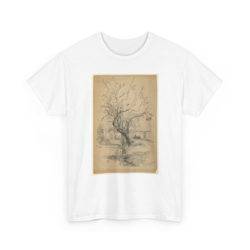 Walter Shirlaw, American, b. Scotland, - A Road in Polling, Bavaria - 1876 - T-Shirt