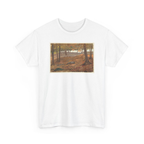 Frederic Edwin Church, American, - Woods in Autumn - 1870–80 v1 - T-Shirt