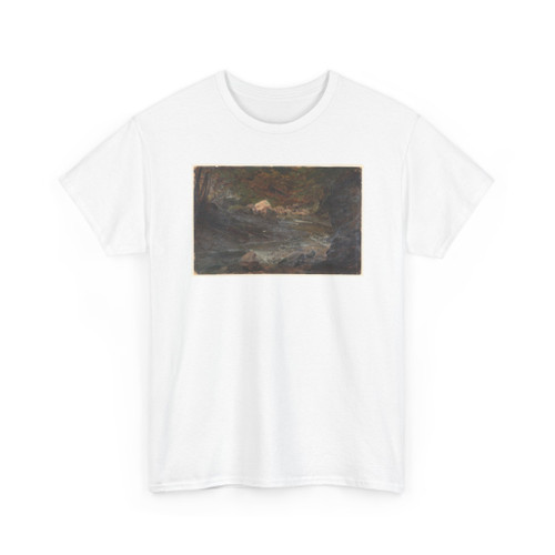 Frederic Edwin Church, American, - Woodland Stream - 1860–1880 v1 - T-Shirt