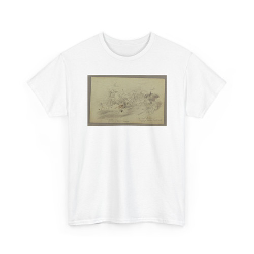 Frederic Edwin Church, American, - Wooded Stream Bank - 1860–80 v3 - T-Shirt