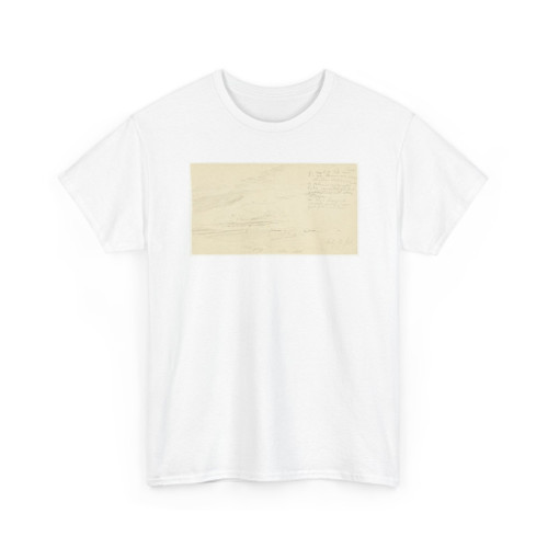 Frederic Edwin Church, American, - Sunset over the Hudson River, Hudson, New York - July 19, 1866 v1 - T-Shirt