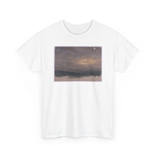 Frederic Edwin Church, American, - Sunset over the Catskills, Hudson, New York - 1870–80 v2 - T-Shirt