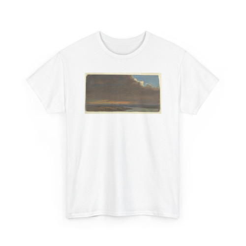 Frederic Edwin Church, American, - Sunset in the Hudson Valley, New York - 1870–80 v2 - T-Shirt