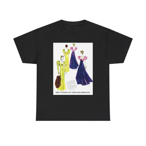 They Stepped Out From Old Portraits, McCall's, December 1938 - T-Shirt