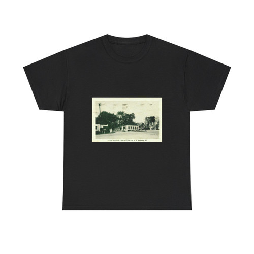 Cooks Court East of Tulsa on U S Highway 66 (Greeting Postcards) T-Shirt