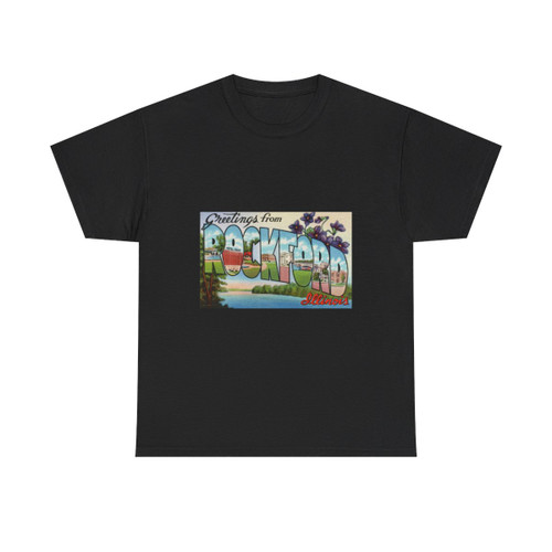 Greetings from Rockford Illinois (Greeting Postcards) T-Shirt