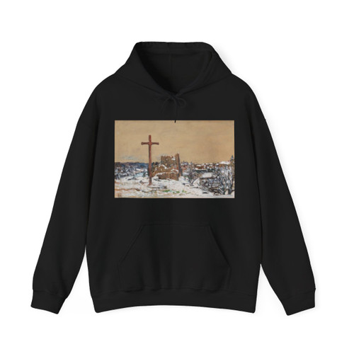 Cross on a Winter Hilltop, 1918 - Hoodie