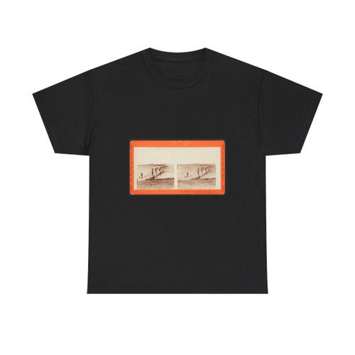Building a Pontoon Bridge at Beaufort, S.C. 001 (U.S. Civil War) T-Shirt