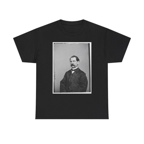 Portrait of Brig. Gen. (As of Mar. 13, 1865) Thomas Eckert, Officer of the Federal Army (U.S. Civil War) T-Shirt