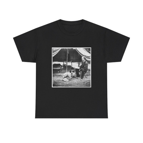 The Peninsula, Va. Lt. George A. Custer With Dog (U.S. Civil War) T-Shirt
