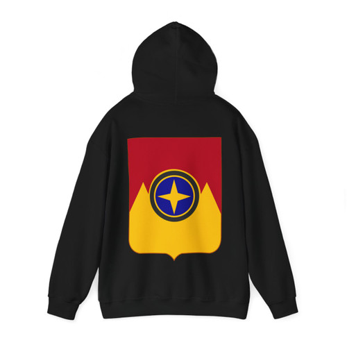 607th Armored Field Artillery Battalion v2 (U.S. Army) Back Print Hoodie