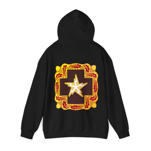 345 Medical Battalion (U.S. Army) Back Print Hoodie