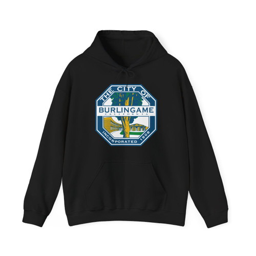 Seal of Burlingame California - Hoodie
